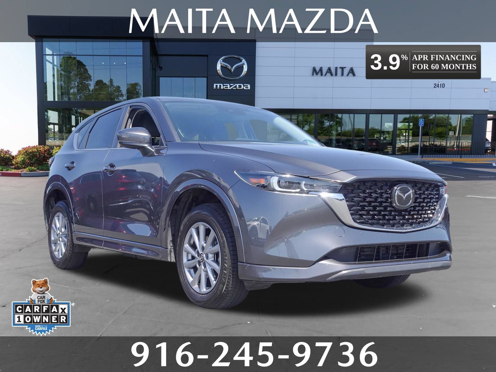 Certified 2025 MAZDA CX-5 AWD 2.5 S w/ Preferred Package 360° Tour