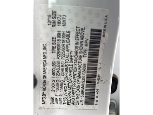 Used 2016 Honda CR-V Touring image 23