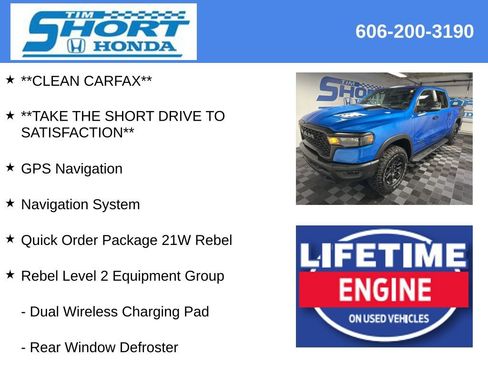 Used 2025 RAM 1500 Rebel w/ Rebel Level 2 Equipment Group image 4