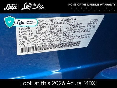New 2026 Acura MDX Type S image 27