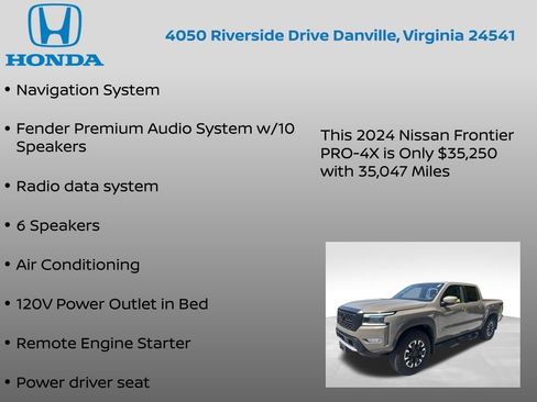 Used 2024 Nissan Frontier PRO-4X w/ Pro Convenience Package AWD/4WD image 17