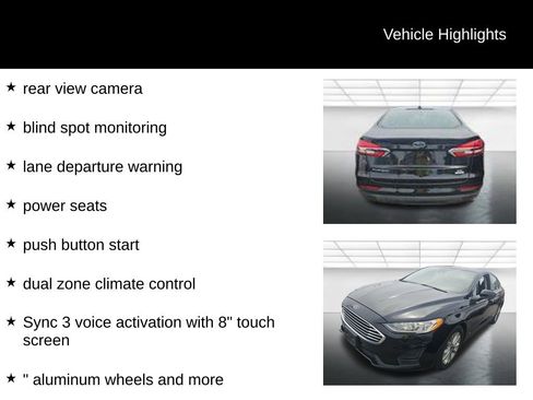 Used 2019 Ford Fusion SE FWD image 10