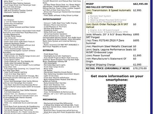 Used 2016 Dodge Challenger SRT Hellcat image 3