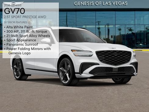New 2026 Genesis GV70 2.5T Sport Prestige AWD/4WD image 3