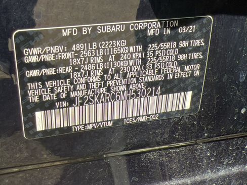 Used 2021 Subaru Forester Sport w/ Popular Package #2 AWD/4WD image 25