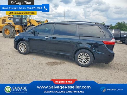 Used 2015 Toyota Sienna XLE w/ XLE Navigation Package FWD image 3