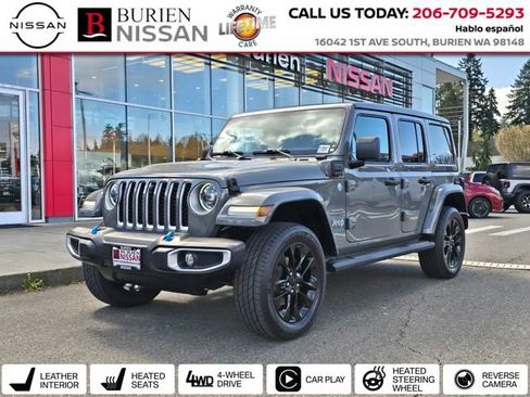Used 2023 Jeep Wrangler Unlimited Sahara w/ Cold Weather Group image 1