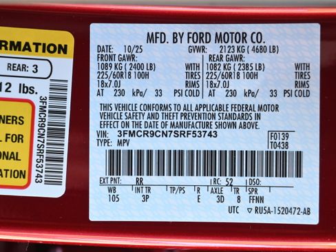 New 2025 Ford Bronco Sport Outer Banks image 54