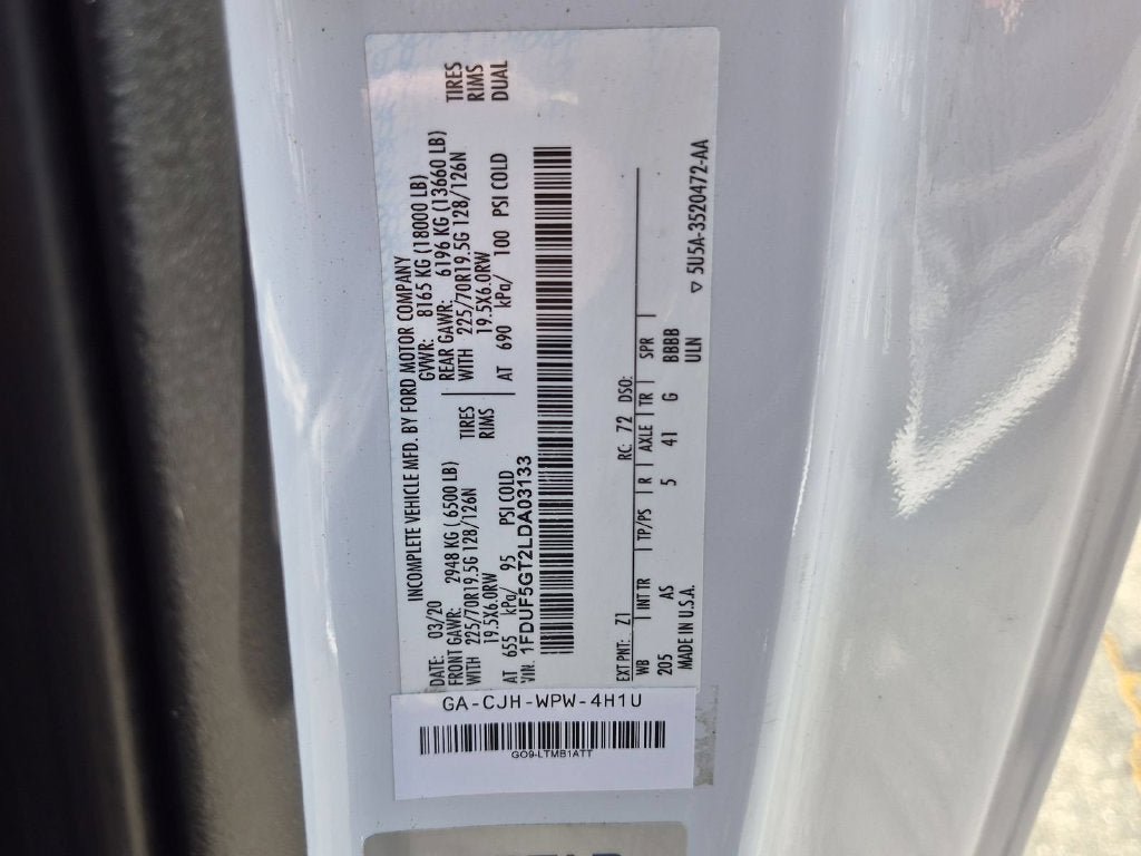 Used 2020 Ford F550 2WD Regular Cab Super Duty image 34