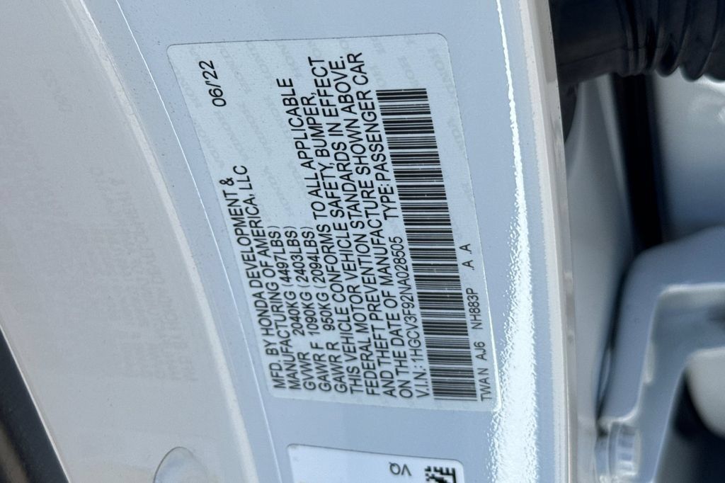 Used 2022 Honda Accord Touring image 35