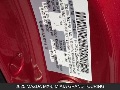 New 2025 MAZDA MX-5 Miata Grand Touring image 36