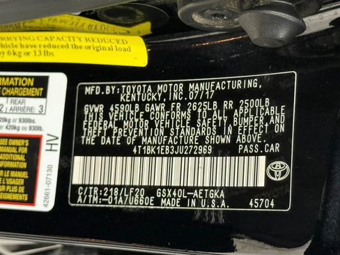 Used 2018 Toyota Avalon XLE Premium FWD image 39