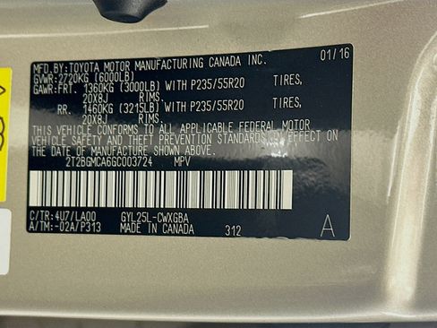 Used 2016 Lexus RX 450h AWD w/ Luxury Package image 12