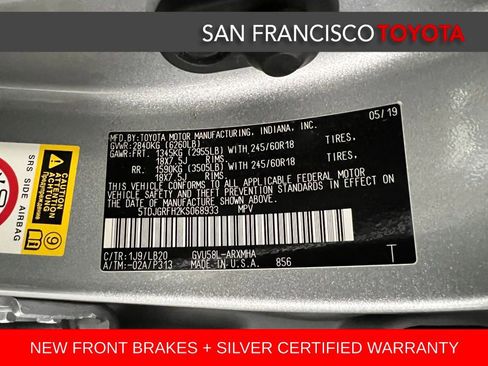 Certified 2019 Toyota Highlander XLE image 45