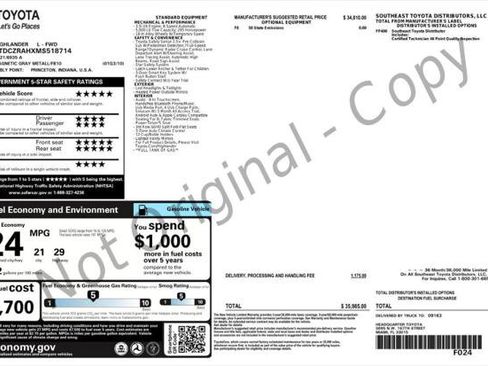Used 2021 Toyota Highlander L image 4