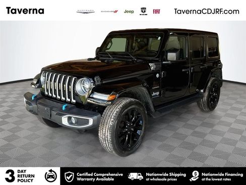 Used 2023 Jeep Wrangler Unlimited Sahara w/ Cold Weather Group AWD/4WD image 1