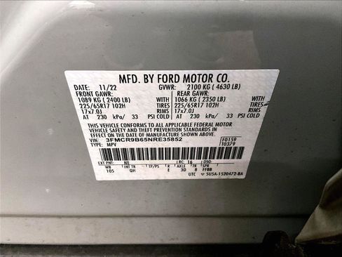 Certified 2022 Ford Bronco Sport Big Bend AWD/4WD image 32