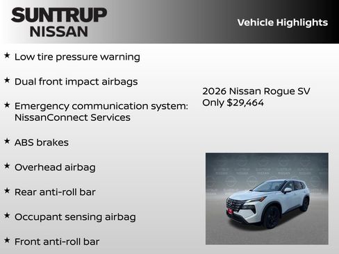 New 2026 Nissan Rogue SV AWD/4WD image 16