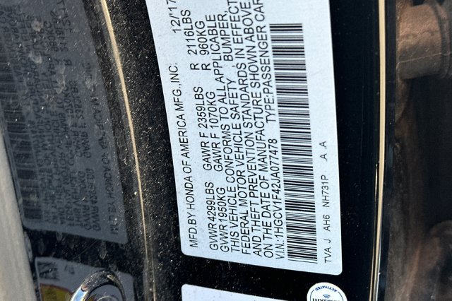 Used 2018 Honda Accord EX image 8