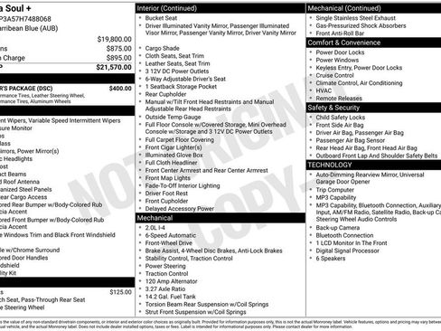 Used 2017 Kia Soul + w/ Designer's Package FWD image 14