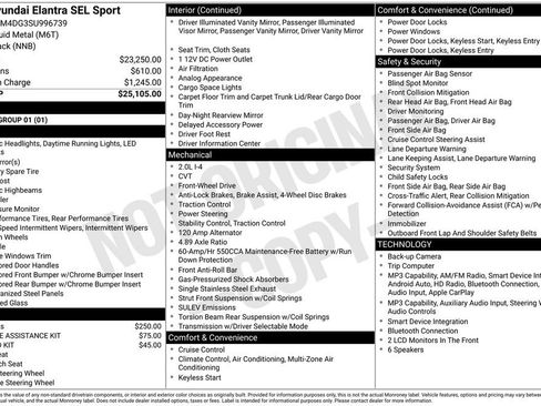 Used 2025 Hyundai Elantra Sport FWD image 2