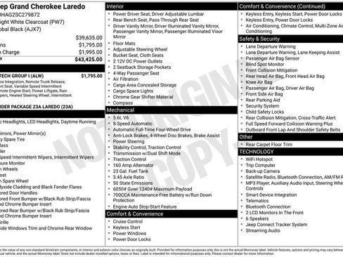 Used 2025 Jeep Grand Cherokee Laredo w/ Luxury Tech Group I AWD/4WD image 2