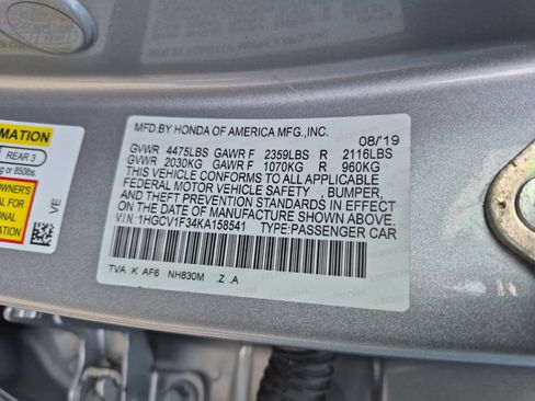Certified 2019 Honda Accord Sport image 32