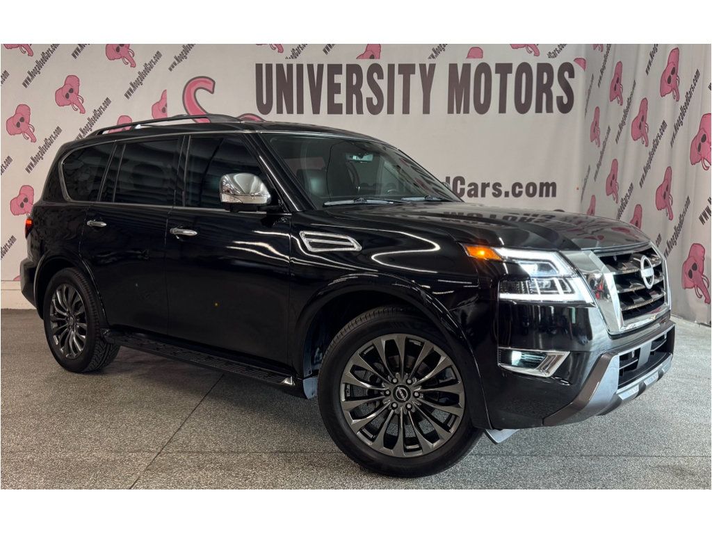 Used 2022 Nissan Armada Platinum w/ Captain's Chairs Package RWD image 2