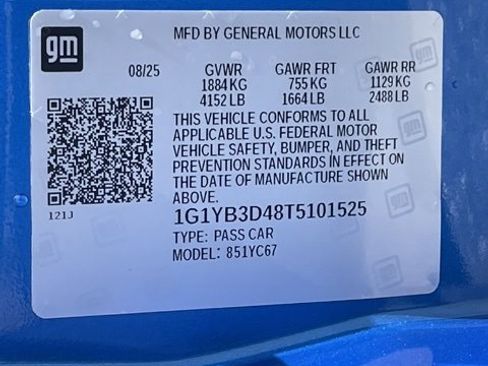 New 2026 Chevrolet Corvette Stingray Preferred Conv w/ Z51 Performance Package image 18