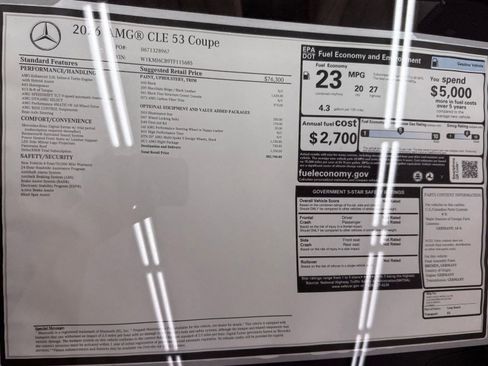 New 2026 Mercedes-Benz CLE 53 AMG AMG CLE 53 image 33