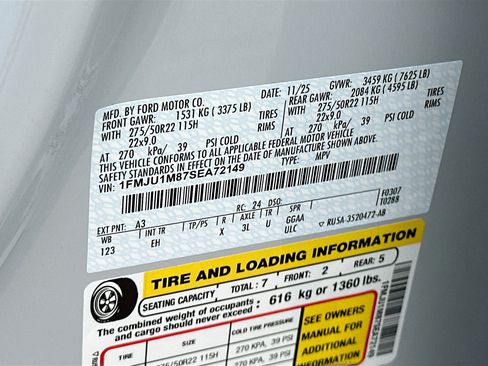 New 2025 Ford Expedition Platinum w/ Stealth Appearance Package image 21