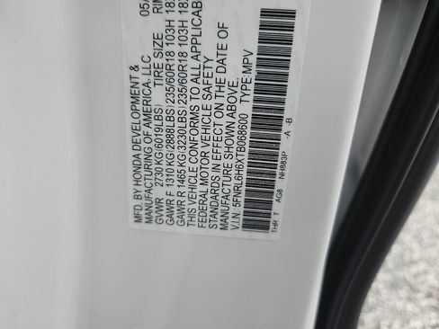 New 2026 Honda Odyssey EX-L image 19