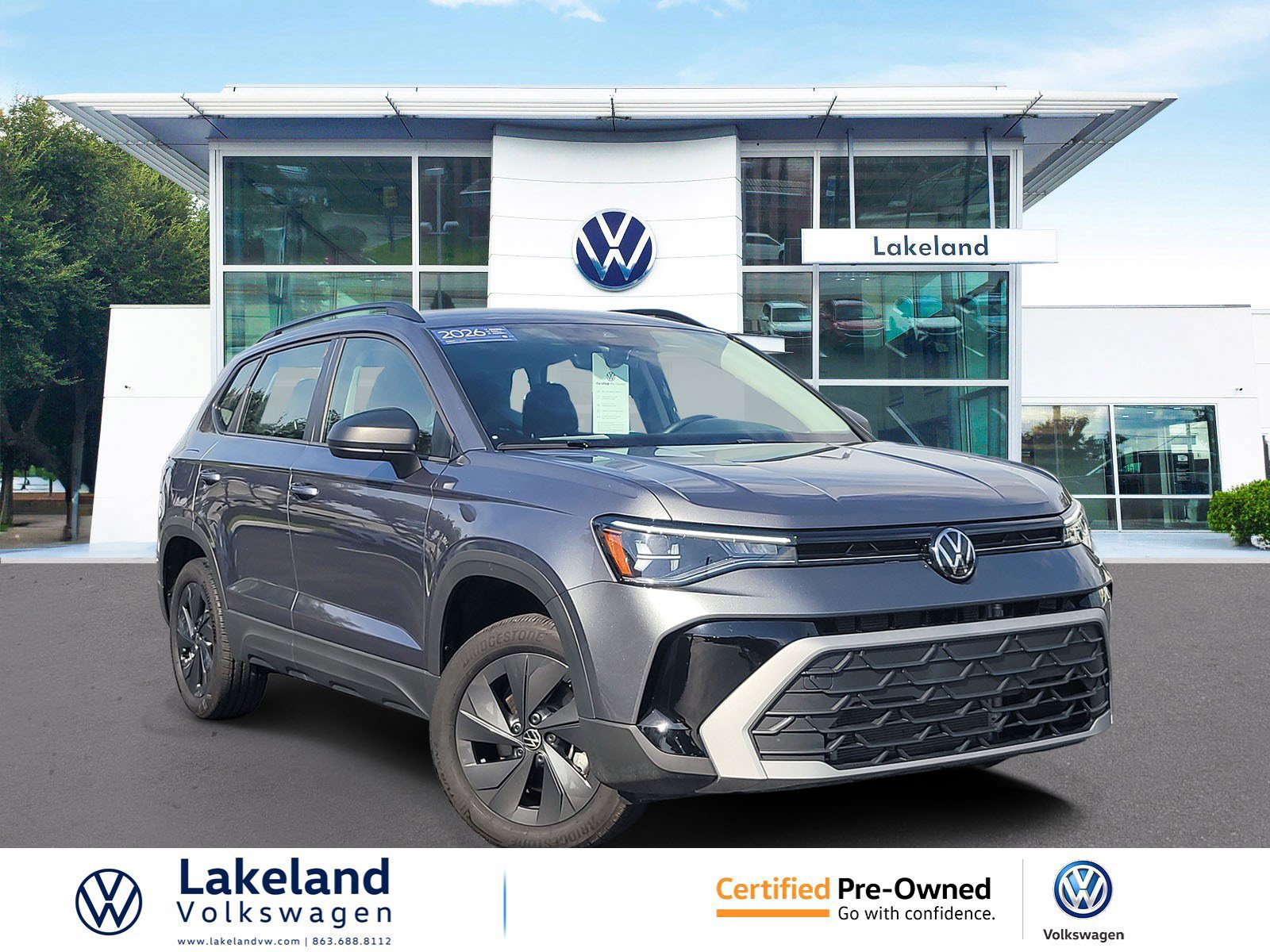 Certified 2026 Volkswagen Taos S FWD image 1