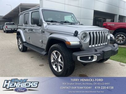 Used 2021 Jeep Wrangler Unlimited Sahara w/ Uconnect 4C Nav & Sound Group