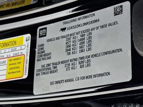 Used 2022 GMC Yukon Denali w/ Denali Premium Package RWD image 36