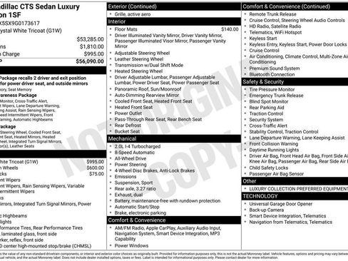 Used 2016 Cadillac CTS Luxury image 11