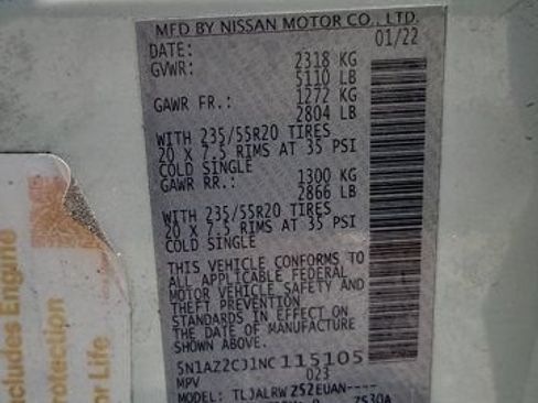 Certified 2022 Nissan Murano SL FWD image 31