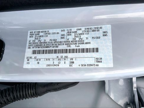 Used 2021 Ford F150 XLT w/ Equipment Group 302A High image 36