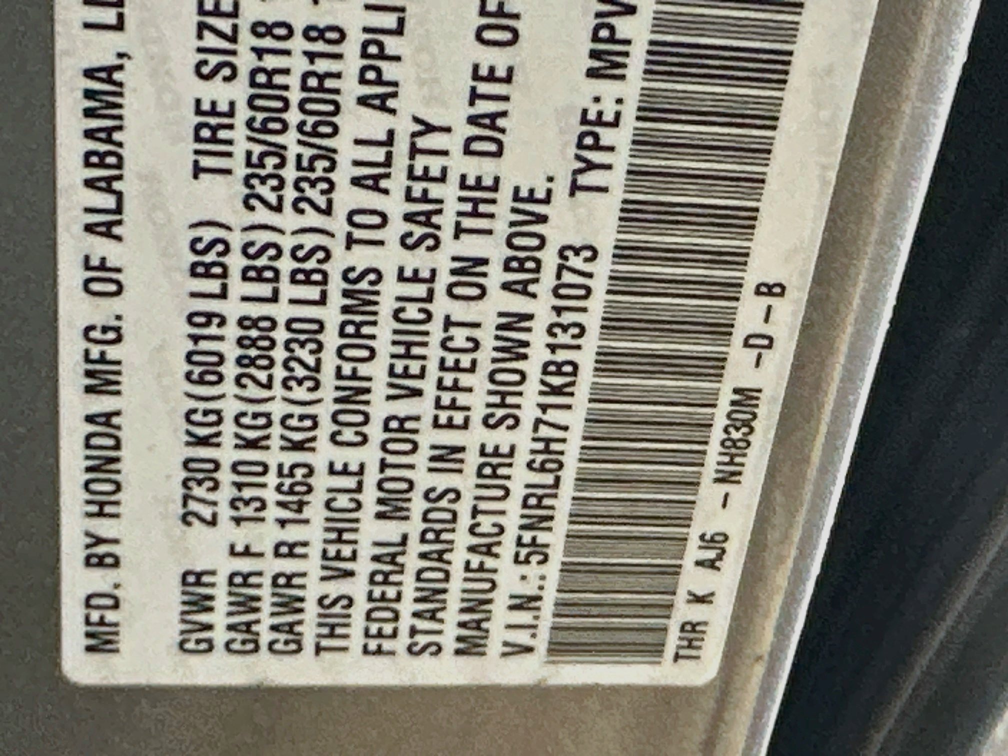Used 2019 Honda Odyssey EX-L image 12