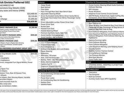 Used 2024 Buick Envista Preferred w/ Convenience I Package FWD image 6