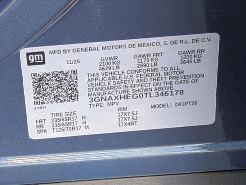 New 2026 Chevrolet Equinox LT w/ Safety and Technology Package image 16