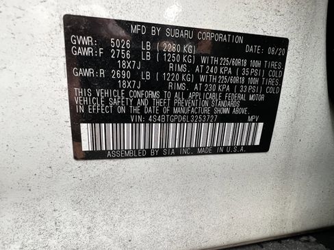 Used 2020 Subaru Outback Touring XT image 51