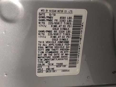 Used 2020 Nissan Rogue SV image 33