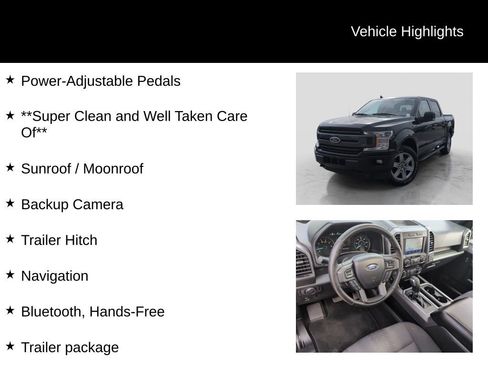 Used 2019 Ford F150 XLT w/ Equipment Group 302A Luxury image 26