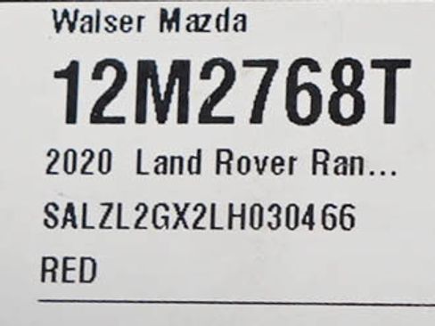 Used 2020 Land Rover Range Rover Evoque R-Dynamic SE AWD/4WD image 32