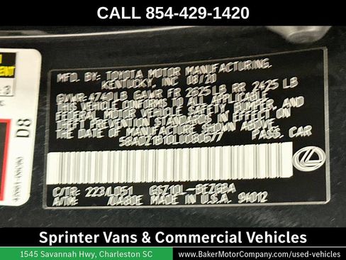 Used 2020 Lexus ES 350 w/ Premium Package FWD image 33