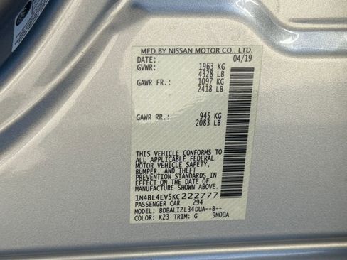 Used 2019 Nissan Altima 2.5 SL image 30