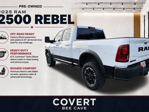 Used 2025 RAM 2500 Rebel w/ Rebel Level 1 Equipment Group AWD/4WD image 8
