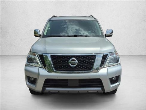 Used 2020 Nissan Armada Platinum w/ Captain's Chairs Package RWD image 2