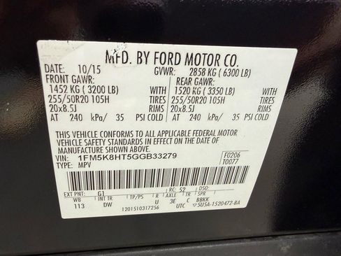 Used 2016 Ford Explorer Platinum image 44